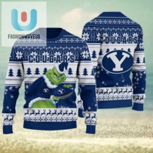 Byu Cougars Grinch Ugly Christmas Sweater fashionwaveus 1 1