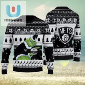 Brooklyn Nets Grinch Christmas Ugly Sweater fashionwaveus 1 1