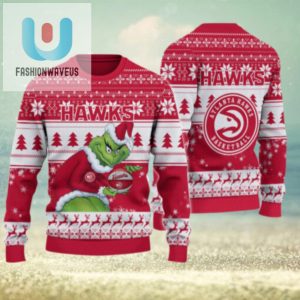 Atlanta Hawks Grinch Christmas Ugly Sweater fashionwaveus 1 1