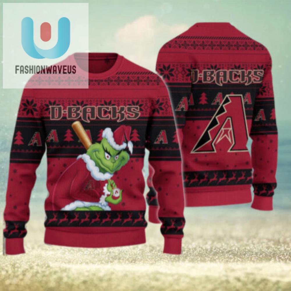 Arizona Diamondbacks Grinch Christmas Ugly Sweater 