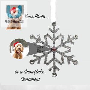 Custom Christmas Snowflake Photo Ornament fashionwaveus 1 1