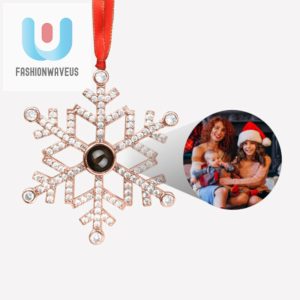 Custom Christmas Snowflake Photo Ornament fashionwaveus 1 5