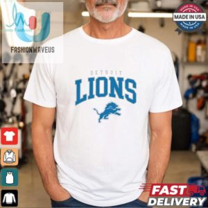 Detroit Lions Classic Arched Logo Shirt fashionwaveus 1 3