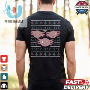 Christmas Axolotl Funny Xmas Mens T Shirt fashionwaveus 1 2