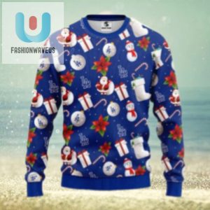 Santa Themed Dodgers Icons Ugly Christmas Sweater fashionwaveus 1 1