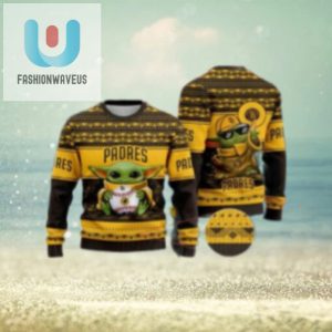 San Diego Padres Ugly Sweater Baby Yoda Baseball Design fashionwaveus 1 1