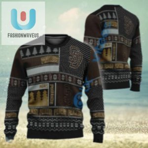 San Diego Padres Patchwork Christmas Sweater Festive Design fashionwaveus 1 1