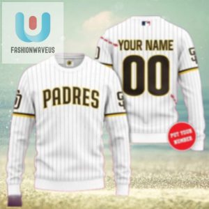 San Diego Padres Customizable Ugly Christmas Sweater White fashionwaveus 1 1