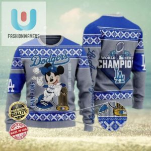 Los Angeles Dodgers World Series Champions Mickey Ugly Sweater fashionwaveus 1 1