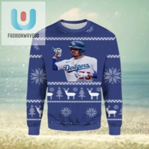 Los Angeles Dodgers Player Portrait Ugly Christmas Sweater fashionwaveus 1 1