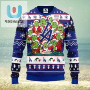 La Dodgers Grinch Family Holiday Ugly Christmas Sweater fashionwaveus 1 1