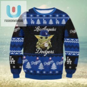 La Dodgers Baby Yoda Christmas Ugly Sweater fashionwaveus 1 1