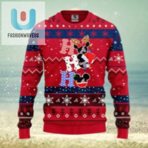 Ho Ho Ho Atlanta Braves Mickey Christmas Sweater fashionwaveus 1 1