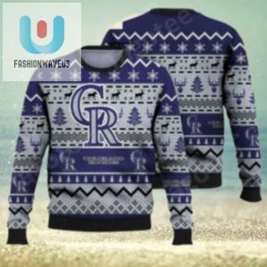 Deer And Trees Colorado Rockies Ugly Christmas Sweater fashionwaveus 1 1