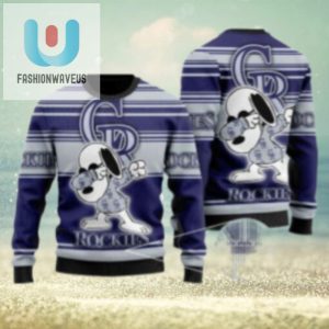 Dabbing Snoopy Colorado Rockies Ugly Christmas Sweater fashionwaveus 1 1