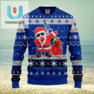 Dabbing Santa Los Angeles Dodgers Christmas Sweater fashionwaveus 1 1