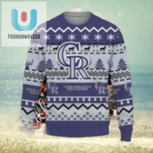 Classic Tree Deer Colorado Rockies Ugly Christmas Sweater fashionwaveus 1 3