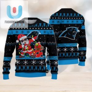 Carolina Panthers Santa Claus Ugly Christmas Sweater fashionwaveus 1 1