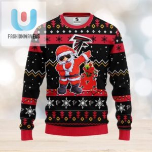 Atlanta Falcons Dabbing Santa Claus Ugly Christmas Sweater fashionwaveus 1 1