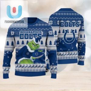 Indianapolis Colts Grinch Ugly Christmas Sweater fashionwaveus 1 1