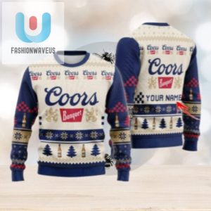 Personalized Coors Banquet Classic Ugly Christmas Sweater fashionwaveus 1 1