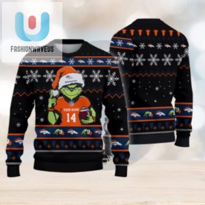 Denver Broncos Custom Chrismas Ugly Sweater fashionwaveus 1 1