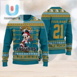 Jacksonville Jaguars Mickey Mouse Santa Ugly Christmas Sweater fashionwaveus 1 1