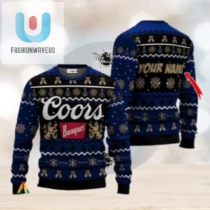 Personalized Coors Banquet Holiday Cheer Ugly Sweater fashionwaveus 1 1