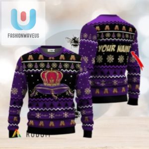 Personalized Crown Royal Holiday Cheer Ugly Sweater fashionwaveus 1 1