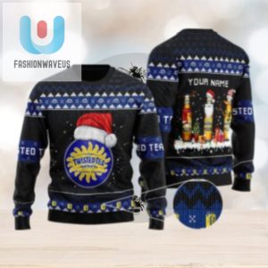 Personalized Twisted Tea Santa Reindeer Snowflake Ugly Sweater fashionwaveus 1 1