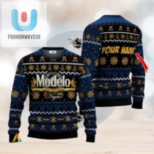 Personalized Modelo Negra Holiday Cheer Ugly Sweater fashionwaveus 1 1