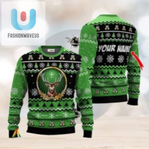 Personalized Jagermeister Holiday Cheer Ugly Sweater fashionwaveus 1 1