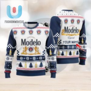 Personalized Modelo Negra Classic Ugly Christmas Sweater fashionwaveus 1 1