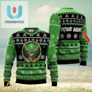 Personalized Jagermeister Holiday Cheer Ugly Sweater fashionwaveus 1 2