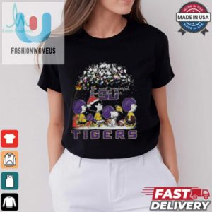 Peanuts Lsu Tigers Its The Most Wonderful Time Of The Year Winter Shirt fashionwaveus 1 2