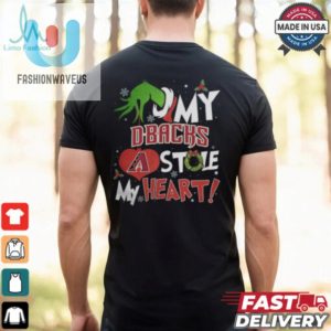 Grinch Hand My Arizona Diamondbacks Stole My Heart Christmas 2024 Shirt fashionwaveus 1 3