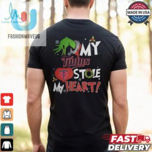 Grinch Hand My Minnesota Twins Stole My Heart Christmas 2024 Shirt fashionwaveus 1 3