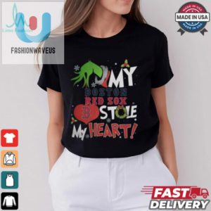 Grinch Hand My Boston Red Sox Stole My Heart Christmas 2024 Shirt fashionwaveus 1 2