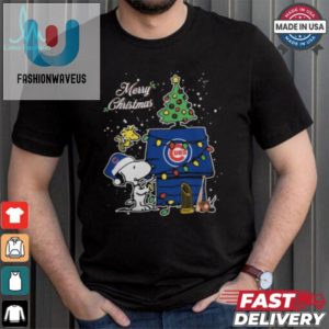 Merry Christmas With Snoopy Baby Chicago Cubs T Shirt fashionwaveus 1 1