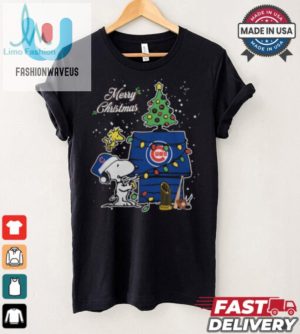 Merry Christmas With Snoopy Baby Chicago Cubs T Shirt fashionwaveus 1 4