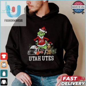 Ncaa Grinch Shirt The Grinch And Utah Utes Christmas T Shirt fashionwaveus 1 3