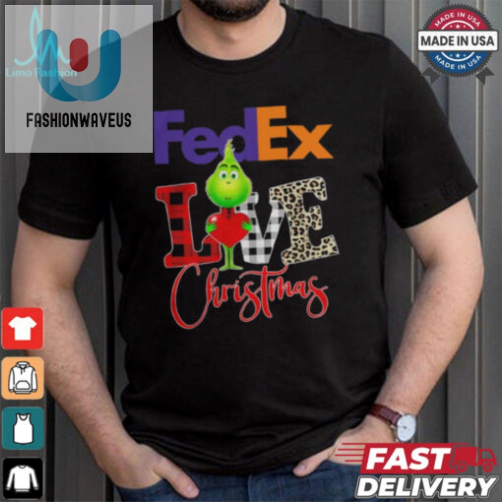 Grinch Love Fedex Christmas Shirt 