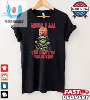 Santa Grinch Here I Am Burger King The Light Of Your Life Christmas Light Shirt fashionwaveus 1 4