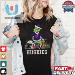 Ncaa Grinch Shirt The Grinch And Washington Huskies Christmas T Shirt fashionwaveus 1 2