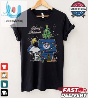 Toronto Blue Jays Merry Christmas With Snoopy Baby T Shirt fashionwaveus 1 4