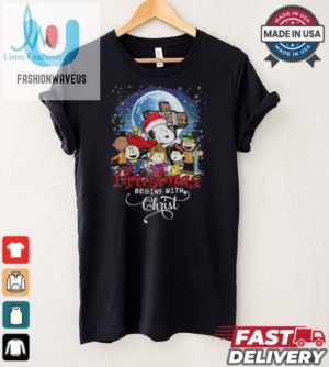 Snoopy Christmas Begins With Christ T Shirt fashionwaveus 1 4