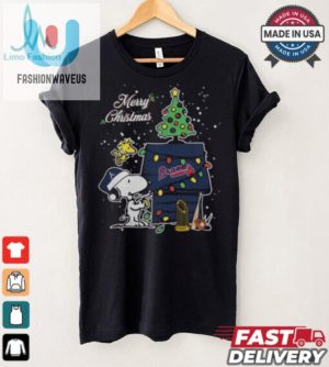 Merry Christmas With Snoopy Baby Atlanta Braves T Shirt fashionwaveus 1 4