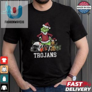 Ncaa Grinch Shirt The Grinch And Usc Trojans Christmas T Shirt fashionwaveus 1 1