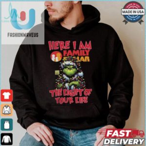 Santa Grinch Here I Am Family Dollar The Light Of Your Life Christmas Light Shirt Shirt fashionwaveus 1 3