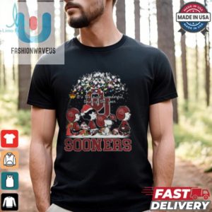 Peanuts Oklahoma Sooners Its The Most Wonderful Time Of The Year Winter Shirt fashionwaveus 1 5